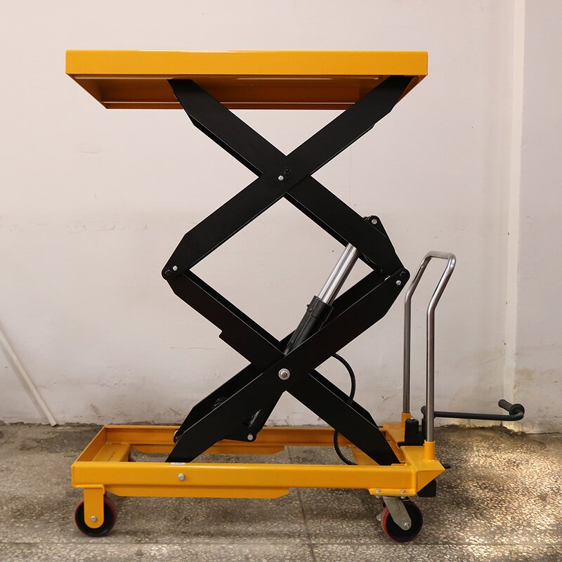 Hydraulic Lift Table Manufacturer - OEM/ODM 150-1000kg Manual Scissor Lift Cart
