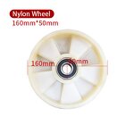 Pallet Jack Wheels Factory - OEM/ODM 70x60mm PU Polyurethanes Nylon Spare Parts