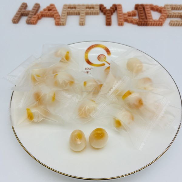 软糖供应商-代工批发剥皮鸡蛋形状糖果