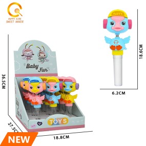 猪哨玩具供应商-批发吹哨可爱猪带糖管