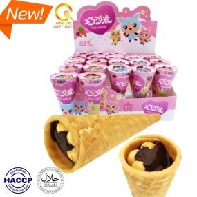 Wafer Cone Factory - OEM Ice Cream Chocolate Shaped Biscuit