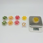 猫爪果冻供应商-代工可爱熊掌形状多色
