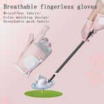 Pink Golf Gloves Factory - OEM/ODM Manufacturer Customized Color and Logo Cabretta Leather