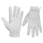 Golf Gloves Factory - OEM/ODM Men's Custom Logo Left Handed Waterproof Cabretta Leather