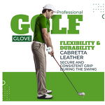 Leather Golf Gloves Factory - OEM/ODM Wholesale Custom Cabretta Leather Breathable Anti Slip