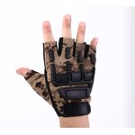 Tactical Gloves Manufacturer - OEM/ODM Brown Black Grey Specialty Sublimated Shooting Large
