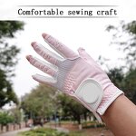 Pink Golf Gloves Factory - OEM/ODM Manufacturer Customized Color and Logo Cabretta Leather