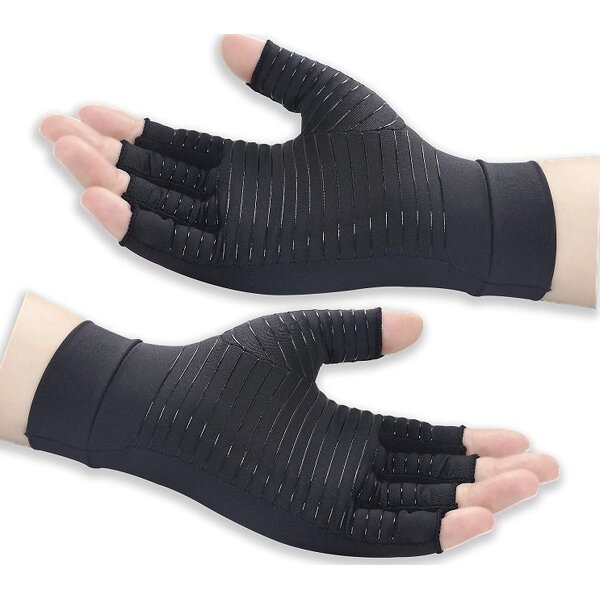 Hand Compression Gloves Manufacturer - OEM/ODM Copper Moisture Wicking Fingerless Arthritis