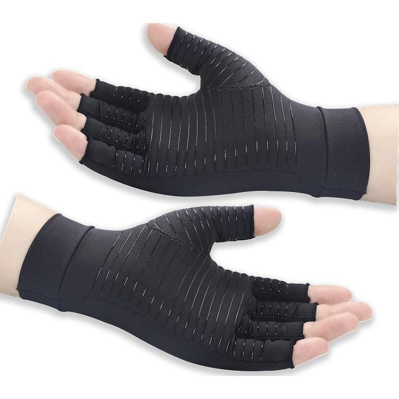 Hand Compression Gloves Manufacturer - OEM/ODM Copper Moisture Wicking Fingerless Arthritis