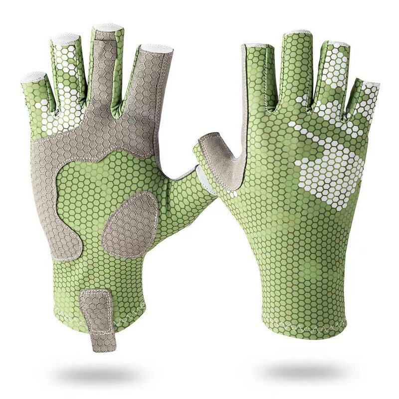 Non Slip Fishing Gloves Factory - OEM/ODM Breathable Comfortable Outdoor Half Finger Unisex