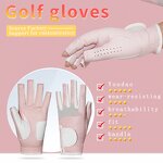 Pink Golf Gloves Factory - OEM/ODM Manufacturer Customized Color and Logo Cabretta Leather