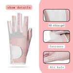 Pink Golf Gloves Factory - OEM/ODM Manufacturer Customized Color and Logo Cabretta Leather