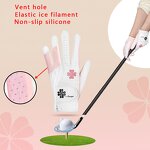 Suede Golf Gloves Manufacturer - OEM/ODM Pink Soft Breathable Comfortable Custom Logo Anti