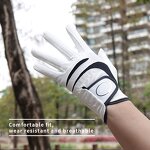 White Golf Gloves Manufacturer - OEM/ODM Wholesale Custom Logo Cabretta Comfortable Breathable