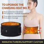 Lumbar Massage Belt Manufacturer - OEM/ODM Adjustable Hot Compress Lower Back Pain Relief