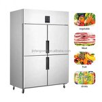 Refrigerated Cabinet Supplier - Commercial Supermarket 4 Doors Heavy Duty Vertical
