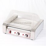 Hot Dog Grill Supplier - Wholesale Price Stainless Steel Electric with Bun Warmer