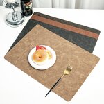 PU Leather Desk Mat Manufacturer - Nordic Western Style Custom 900x400 Dinning Plate