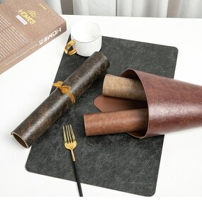 PU Leather Placemat Factory - Nordic Western Royal Modern Luxury High-end Insulated