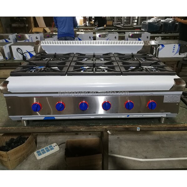 Gas Stove Supplier - Restaurant Equipment Commercial 4 Burner with Electric Ignition