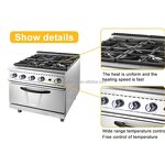 Electric Hot Plate Supplier - Commercial Free Standing 4 Burner Electric with Oven