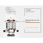 Soundproof Blender Manufacturer - Commercial 2L Heavy Duty Professional Grade Power