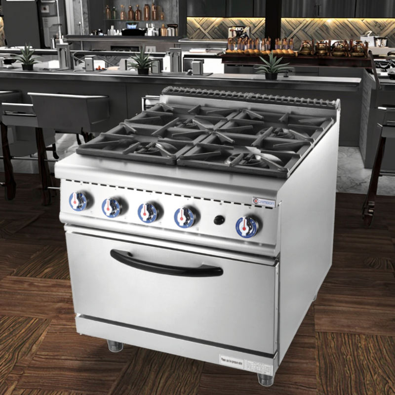Gas Stove Burner Oven Manufacturer - Commercial Restaurant Stainless Steel for Hotels