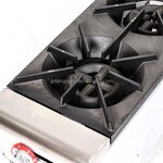 Table Top Gas Stove Supplier - Stainless Steel 2-8 Burners Cooking Range for Commercial