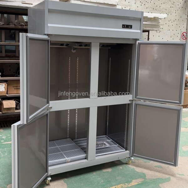 Refrigerated Cabinet Supplier - Commercial Supermarket 4 Doors Heavy Duty Vertical