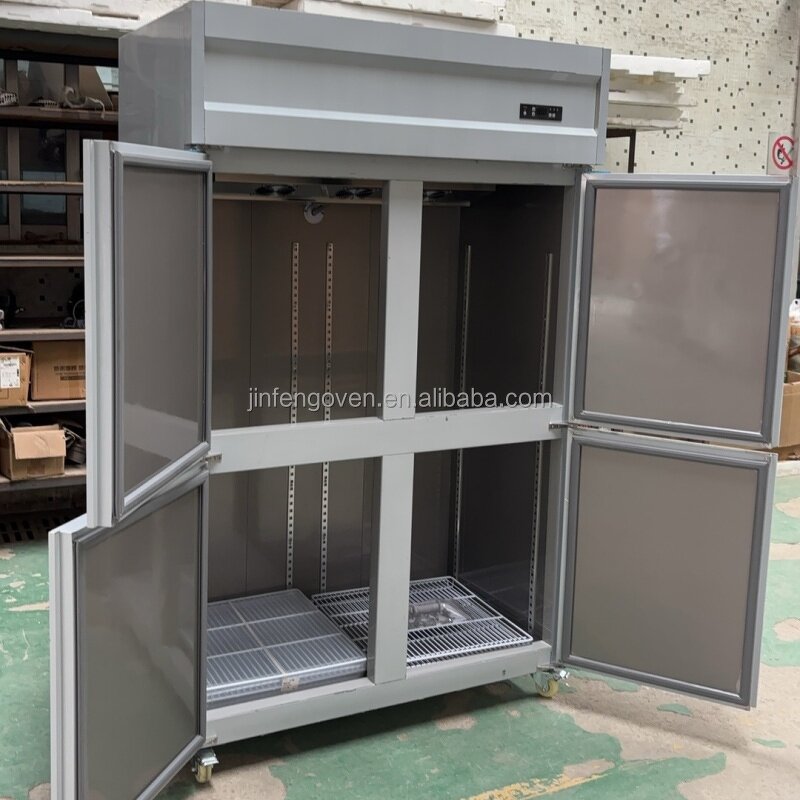 Refrigerated Cabinet Supplier - Commercial Supermarket 4 Doors Heavy Duty Vertical