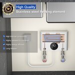 Tankless Electric Water Heater Manufacturer - Bulk 5.5kw Plastic LED IPX4 Geyser