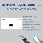 Electric Water Heater Manufacturer - Bulk Enamel Tank Large Capacity for Home