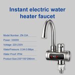 Instant Water Heater Faucet Manufacturer - Bulk 3S Stainless Steel Deck Mounted