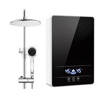 Electric Water Heater Manufacturer - Bulk 8500W 220V LED Tankless Plastic Geyser