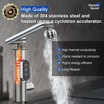 Instant Water Heater Faucet Factory - Bulk 3-5S Stainless Steel Instant Faucet
