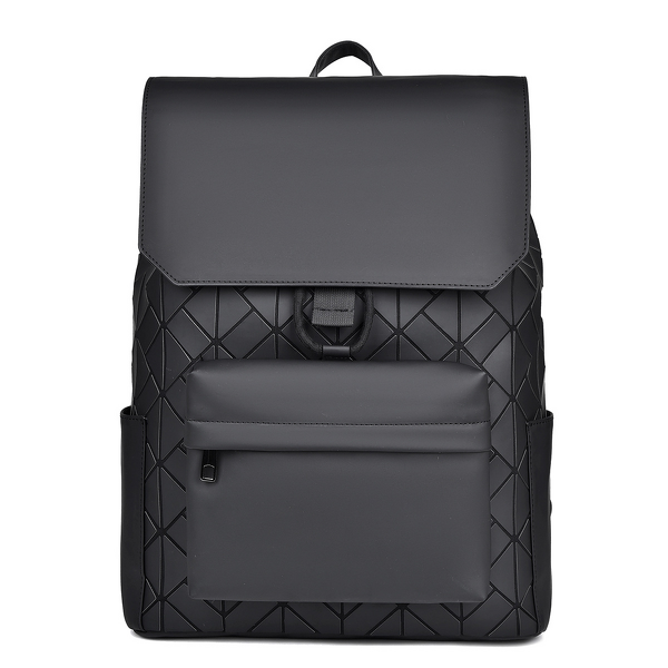 Men's Backpack Factory - OEM Large Capacity Diamond Pattern Laptop Bag