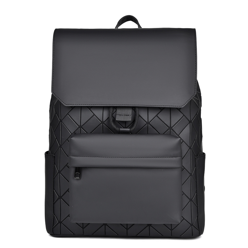 Men's Backpack Factory - OEM Large Capacity Diamond Pattern Laptop Bag