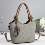 Women's Handbag Factory - OEM Solid Color Pattern Grand Occasion Bag