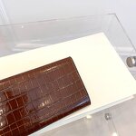 Women's Wallet Factory - OEM PU Simple Stripe Large Capacity Wallet