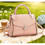 Women's Handbag Factory - OEM Zipper Geometric Pattern Business Bag