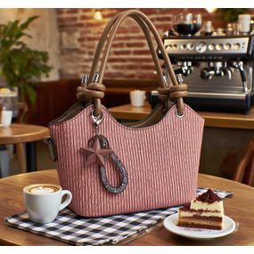 Women's Handbag Factory - OEM Solid Color Pattern Grand Occasion Bag