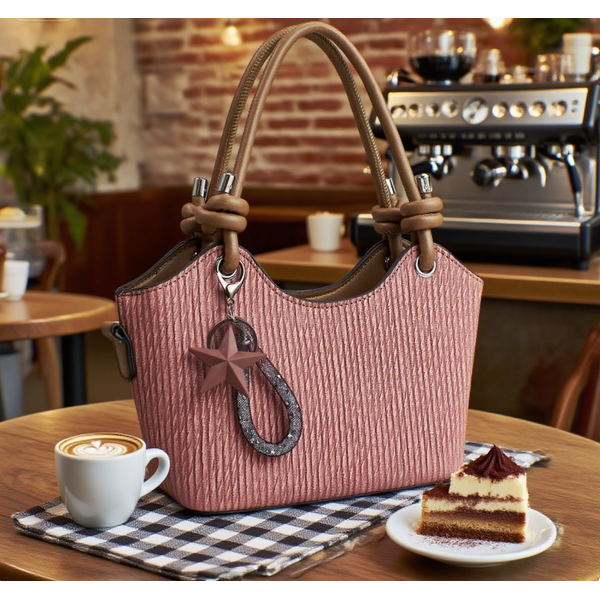 Women's Handbag Factory - OEM Solid Color Pattern Grand Occasion Bag