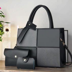 Women's Handbag Factory - OEM 3-Piece Set Large Capacity Casual Bag