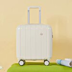 Clear Suitcase Factory - OEM 18 Inch Mini Bar Code Boarding Case