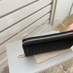 Women's Wallet Factory - OEM PU Simple Stripe Large Capacity Wallet