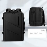 School Bag Factory - OEM Solid Color Expandable Computer Backpack