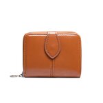Women's Wallet Factory - OEM Wax Leather Multi Card Short Wallet