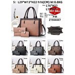 Women's Shoulder Bag Factory - Bulk 3-in-1 PU Leather Handbag Set
