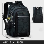 Student Backpack Factory - OEM Multi-layer Ridge Protection Backpack