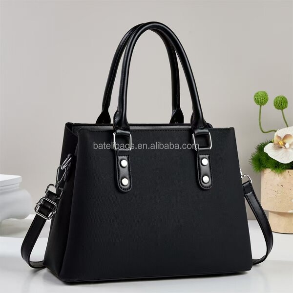Women's Handbag Factory - OEM Solid Color Zipper Large Capacity Bag